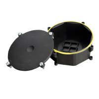 Manifold Box 100x40mm Nylon Max M32 Entry Black Yellow Adaptaflex