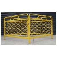 Manhole Barrier Set No Roof Yellow MSS Power