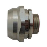 EMI Straight Fixed Fitting 54mm M50 Nickel Brass Adaptaflex