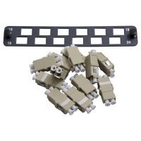 24F Flat Fibre Panel Kit LC Duplex OM1 Ports 13-24 MSS Data