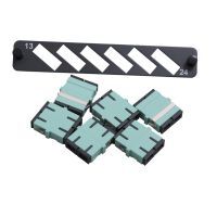12F Flat Fibre Panel Kit SC Duplex OM3 Ports 13-24 MSS Data