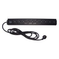 10 Outlet Vertical Rack PDU Unswitched 3m Lead Redback
