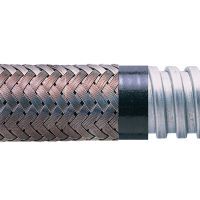 Flexible Steel Conduit EMI SS Braided 16mm Roll of 25m Adaptaflex