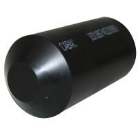 Heat Shrink End Cap 55-23mm 140mm Long Black Cabac