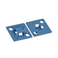 Detectable PP 4-Way Mount Base 19x19mm Blue Pack of 100 Ty-Rap