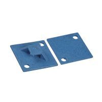 Cable Tie Mount 29x29mm Detectable PP Blue Pack of 100 Ty-Rap