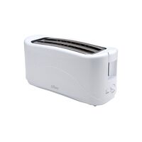 4 Slice Cool Touch Toaster 1300W White Tiffany