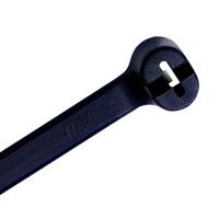 Steel Barb Cable Ties 540N 223x6.9mm Black UV Pack of 500 Ty-Rap