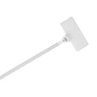 Cable Tie ID Flag Label 102x2.4mm Natural Pack of 500 Ty-Rap
