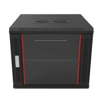 9RU Single Section Wall Mount Rack 450mm Deep Redback