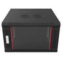 6RU Double Section Wall Mount Rack 600mm Deep Redback