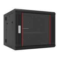 9RU Double Section Wall Mount Rack 600mm Deep Redback