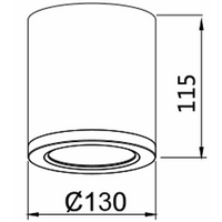 LED SURFACE MOUNTED LIGHT WH
