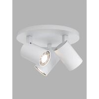 3 LIGHTS ON THE ROUND PLATE WH
