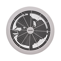 200mm Exhaust Fan Round White Heller