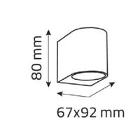 WALL LIGHT ALUMINIUM MATT SIL