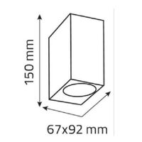 WALL LIGHT ALUMINIUM MATT SIL