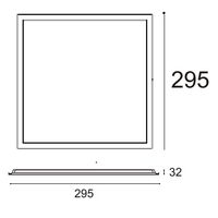 LED PANEL 10W 300X300 TC