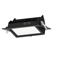 38W SHOPLIGHTER RECT. 3-5000K BK