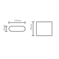 2 X 5W LED UP/DOWN WALL LAMP