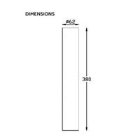 HIGH LIGHT BOLLARD BLACK