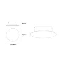 24V MAGNETIC THIN TRACK WALL LIGHT 6W BK