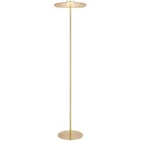 Floor Lamp LED 12W 3000K Dimmable Brass Matt Opal Amity Telbix