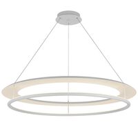 Pendant Light LED 46W Tri-Colour 1065mm Black Sand Ariva Telbix