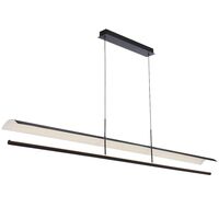 Pendant Light LED 32W Tri-Colour 1800mm Black Sand Ariva Telbix