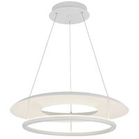 Pendant Light LED 26W Tri-Colour 620mm Black Sand Ariva Telbix