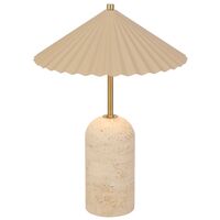 Table Lamp LED 8W 3000K Beige Antique Gold Arvane Telbix