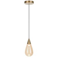 Pendant Light LED 4W 3000K 100mm Antique Gold Champagne Atico Telbix