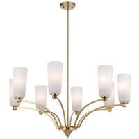 Pendant Light 8 Light E27 910mm Antique Gold Alabastro Brevan Telbix