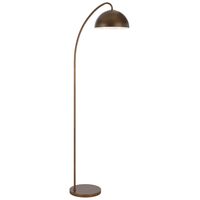 Floor Lamp E27 Foot Switch 1650mm Vintage Brass Charm Telbix