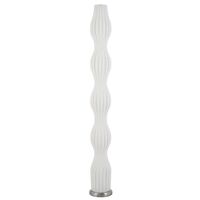 Floor Lamp LED 24W 4000K Foot Switch Nickel White Cholla Telbix