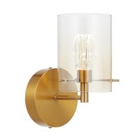 Wall Light LED 4W 4000K Antique Gold Amber Crevil Telbix