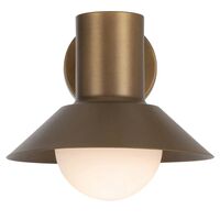 Outdoor Wall Light E14 IP44 Black Sand Opal Delore Telbix