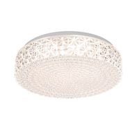 Oyster Light LED 50W 3000K 5000K Dimmable White Clear Eltz Telbix