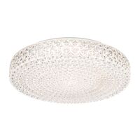 Oyster Light LED 30W 3000K 5000K Dimmable White Clear Eltz Telbix