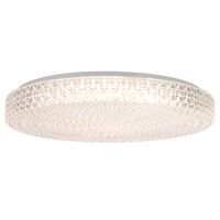 Oyster Light LED 50W 3000K 5000K Dimmable White Clear Eltz Telbix