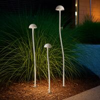Post Light Set of 3 LED 24V 3000K IP65 Black Sand Enoki Telbix