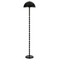 Floor Lamp E27 Foot Switch 1580mm Glossy Taupe Estiq Telbix