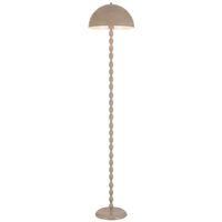 Floor Lamp E27 Foot Switch 1580mm Glossy Taupe Estiq Telbix