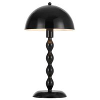 Table Lamp E14 Inline Switch Glossy Black Estiq Telbix