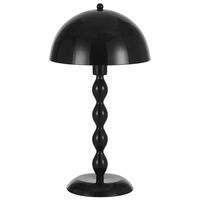 Table Lamp E14 Inline Switch Glossy Black Estiq Telbix
