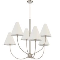 Pendant Light 6 Light E14 1030mm Antique Gold Ivory Farnix Telbix