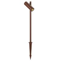 Post Light LED 3W 24V 3000K IP65 450mm Corten Rusty Flank Telbix