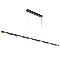 Pendant Light LED 30W 3000K Dimmable 1800mm Black Gold Fordo Telbix