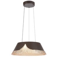 Pendant Light LED 28W Tri-Colour Dimmable Bronze Amber Halifax Telbix
