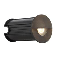 Step Light LED 1W 24V 3000K IP67 Antique Brass Halon Telbix